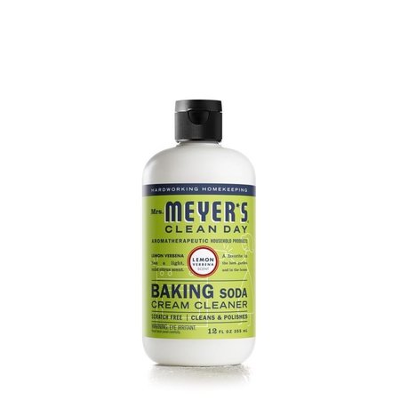 SCRUBBING BUBBLES Mrs. Meyer's Clean Day Lemon Verbena Scent Organic Baking Soda Cleaner Cream 12 oz 70191